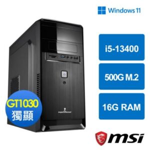 微星B660平台 [微光晨星]i5-13400/16G/GT 1030/500G_M2到府筆電收購